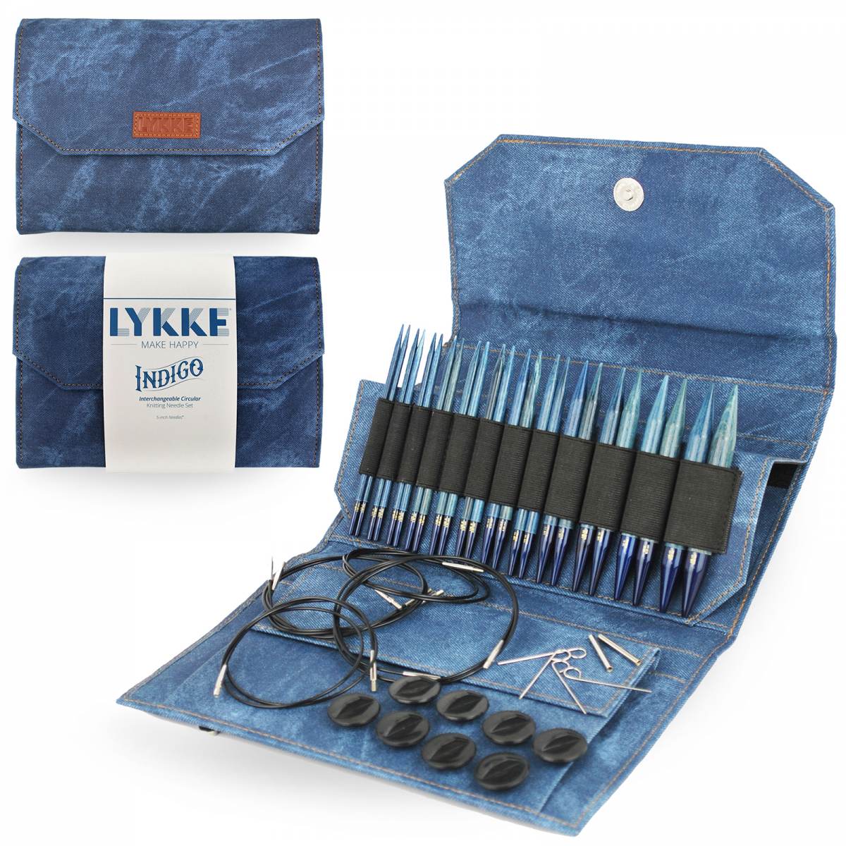 Indigo Interchangeable Set- 13cm/5" Tips