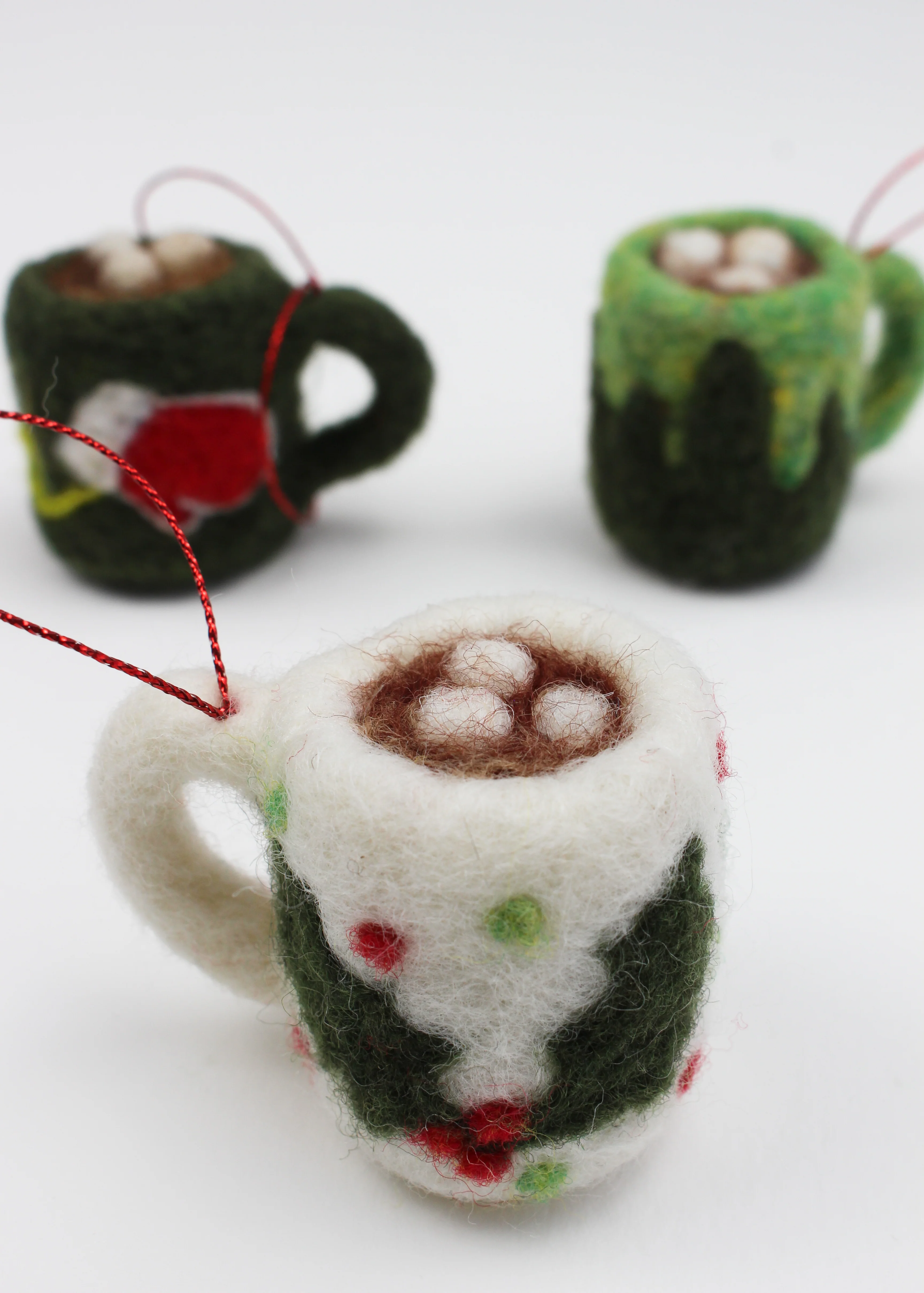 Needle Felting Level 0: Hot Chocolate Ornaments - Image 2