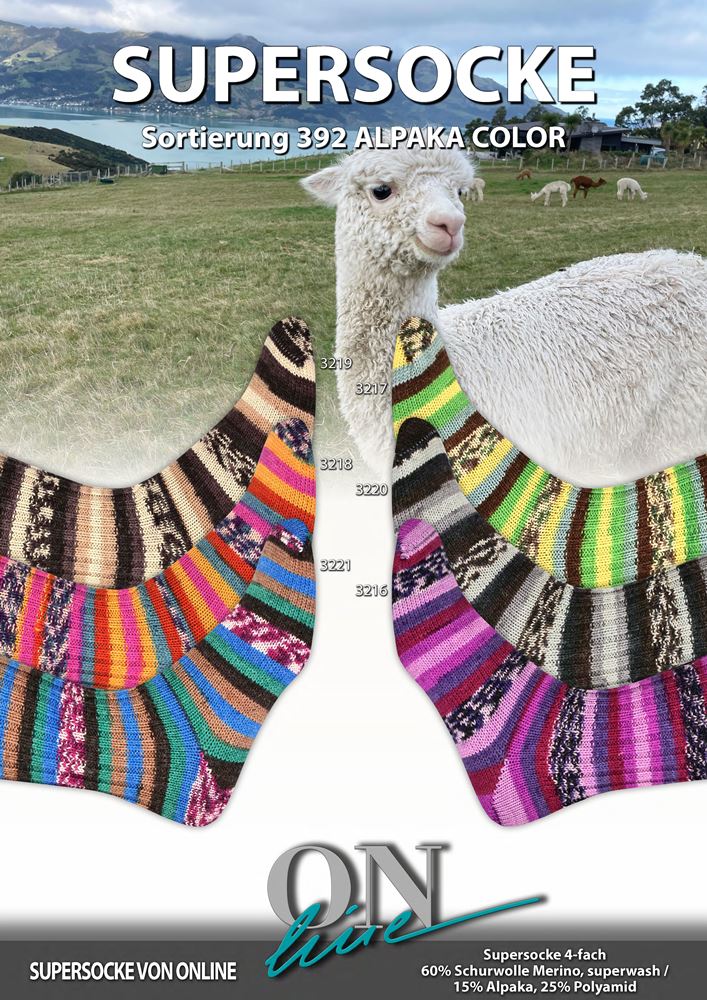 Supersocke Alpaka Color